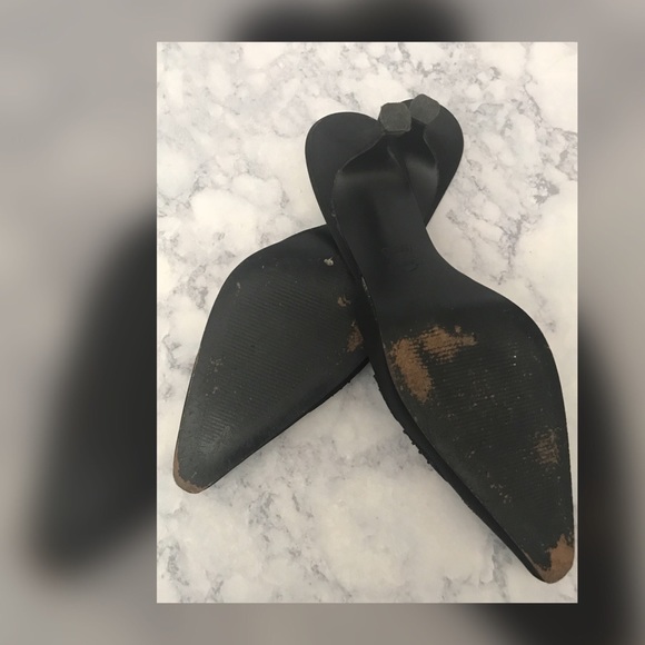 🙌IMPO Black Beaded Shimmering Slip-pjs Shoes - Picture 4 of 6